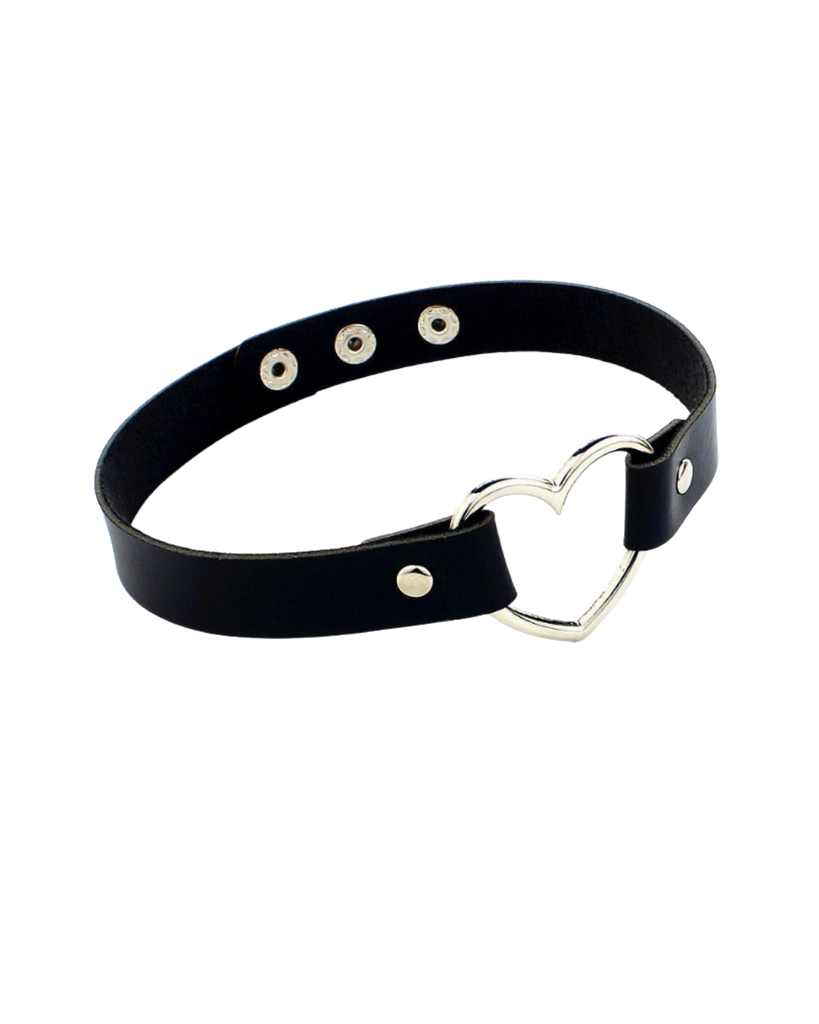 Heart Ring Choker Necklace