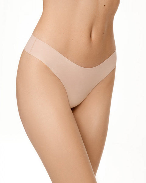 Invisible Thong Panties — Nelly Light beige