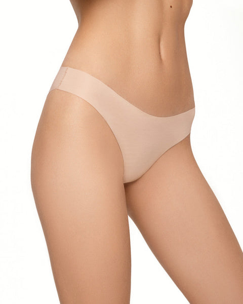 Invisible Brazilian Panties — Mickey Light Beige