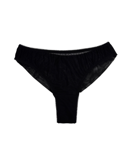 Lace Thong with Adjustable Straps – Milk