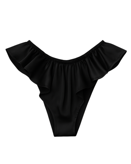 Lace Thong with Adjustable Straps – Milk