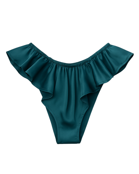 Lace Thong with Adjustable Straps – Milk