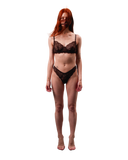 Custom Lace Bra Amelia Dark Brown – Made to Order