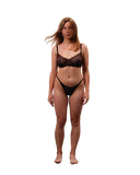 Lace Thong with Adjustable Straps – Dark Brown