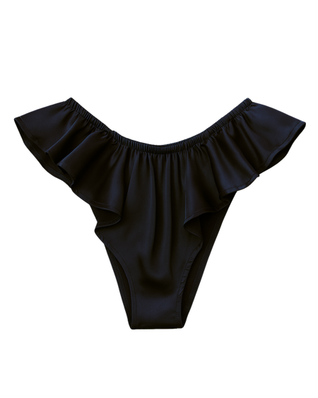 Mesh Thong with Adjustable Straps – Dark Brown