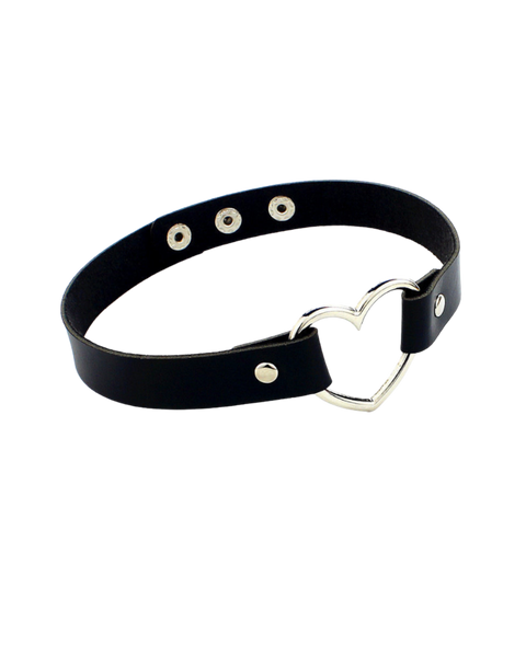 Heart Ring Choker Necklace