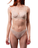 Custom Lace Bra Amelia Beige – Made to Order