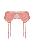 Mesh Garter Belt Serena - Salmon