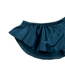 Celeste Silk Briefs with Ruffles – Emerald