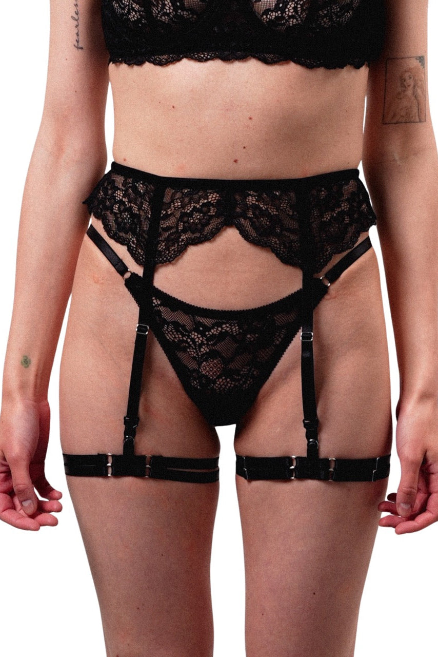 Double Strap Garters LIA STUDIO - Onesize