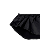 Celeste Silk Briefs with Ruffles – Black