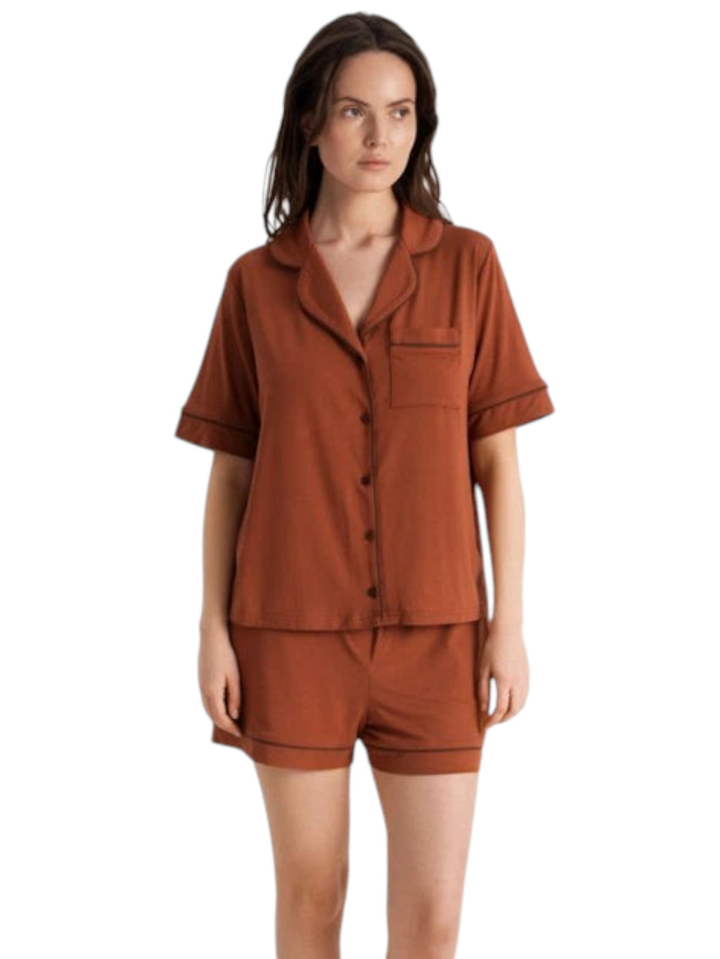 Top & Shorts Set Esti – Caramel