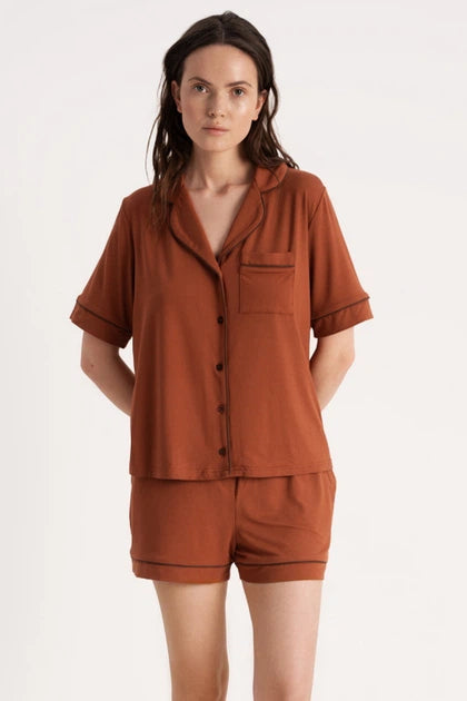 Top & Shorts Set Esti – Caramel