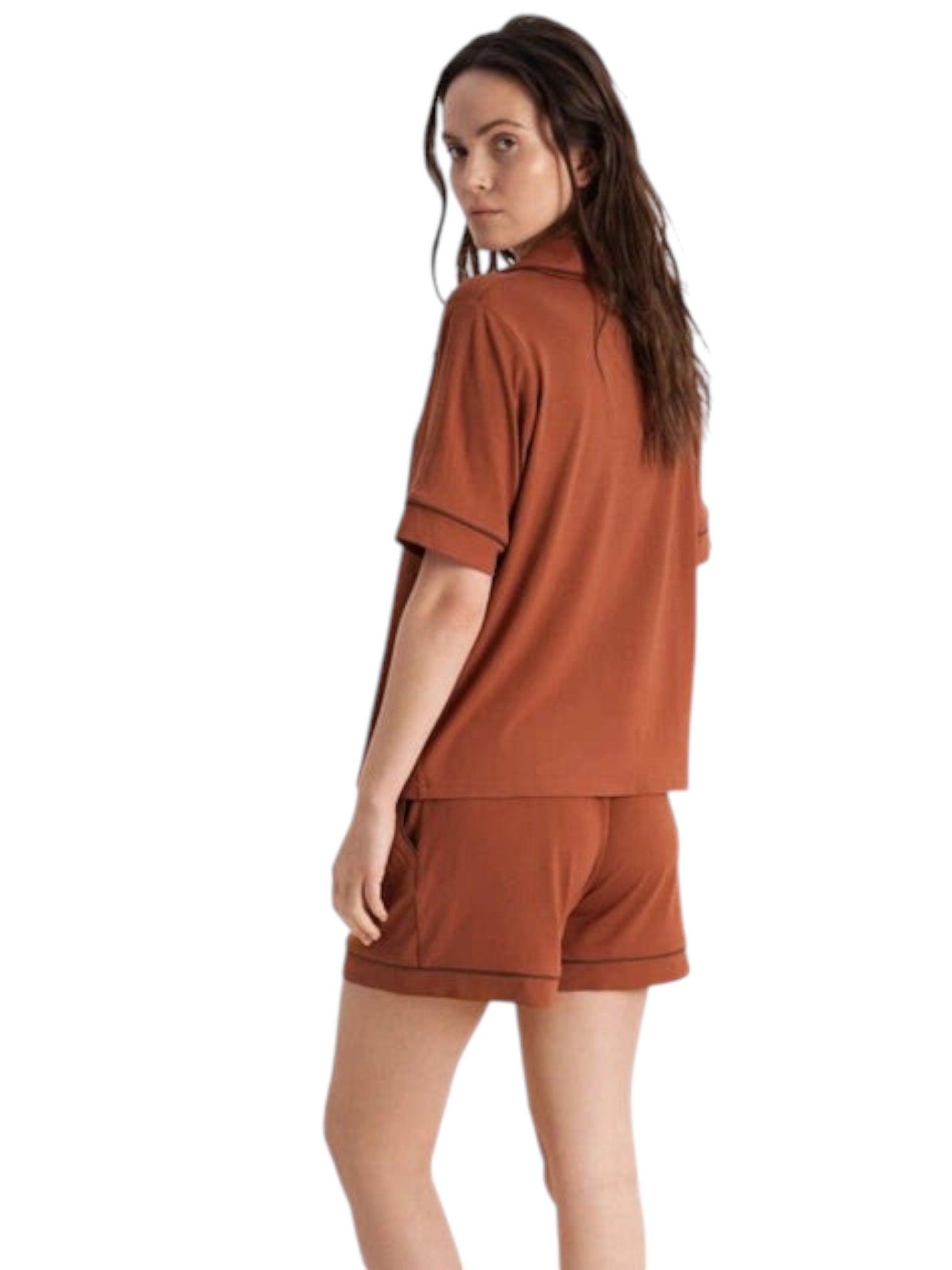 Top & Shorts Set Esti – Caramel