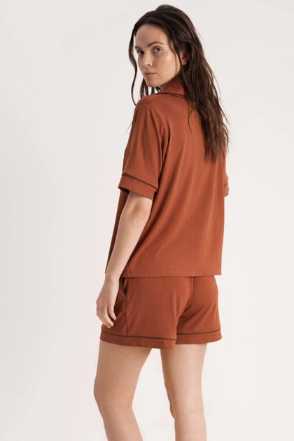 Top & Shorts Set Esti – Caramel