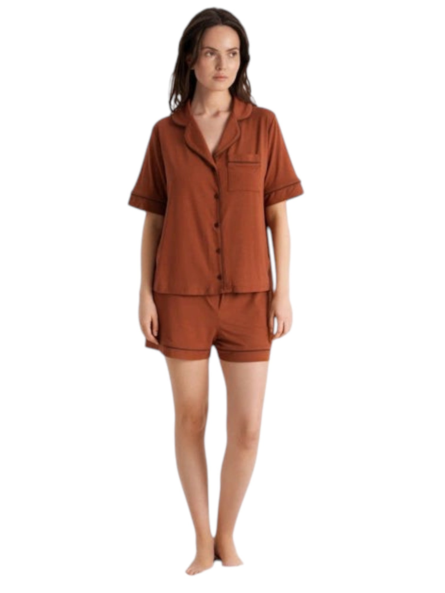 Top & Shorts Set Esti – Caramel