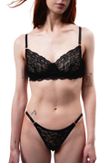 Custom Lace Bra Amelia Black – Made to Order
