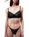 Custom Lace Bra Amelia Black – Made to Order