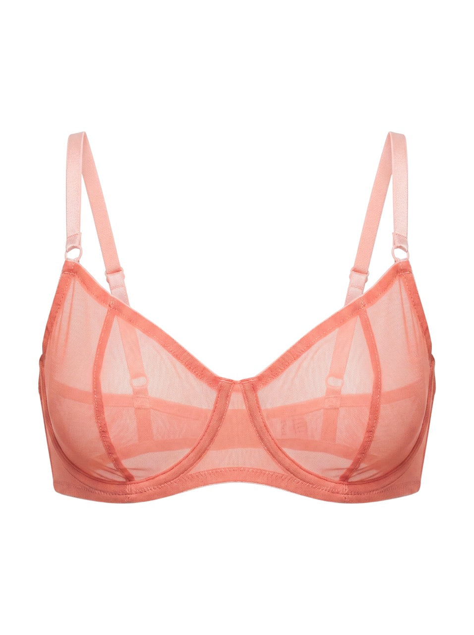 Mesh Bra Aurora - Salmon
