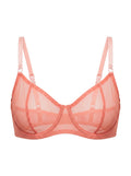 Mesh Bra Aurora - Salmon
