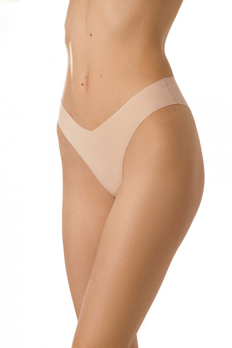 Invisible Brazilian Panties — Doroty Light Beige