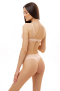Thong Panties — Amelia Beige
