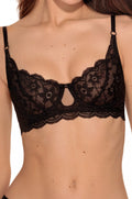 POLA Soft Lace Bra - Black