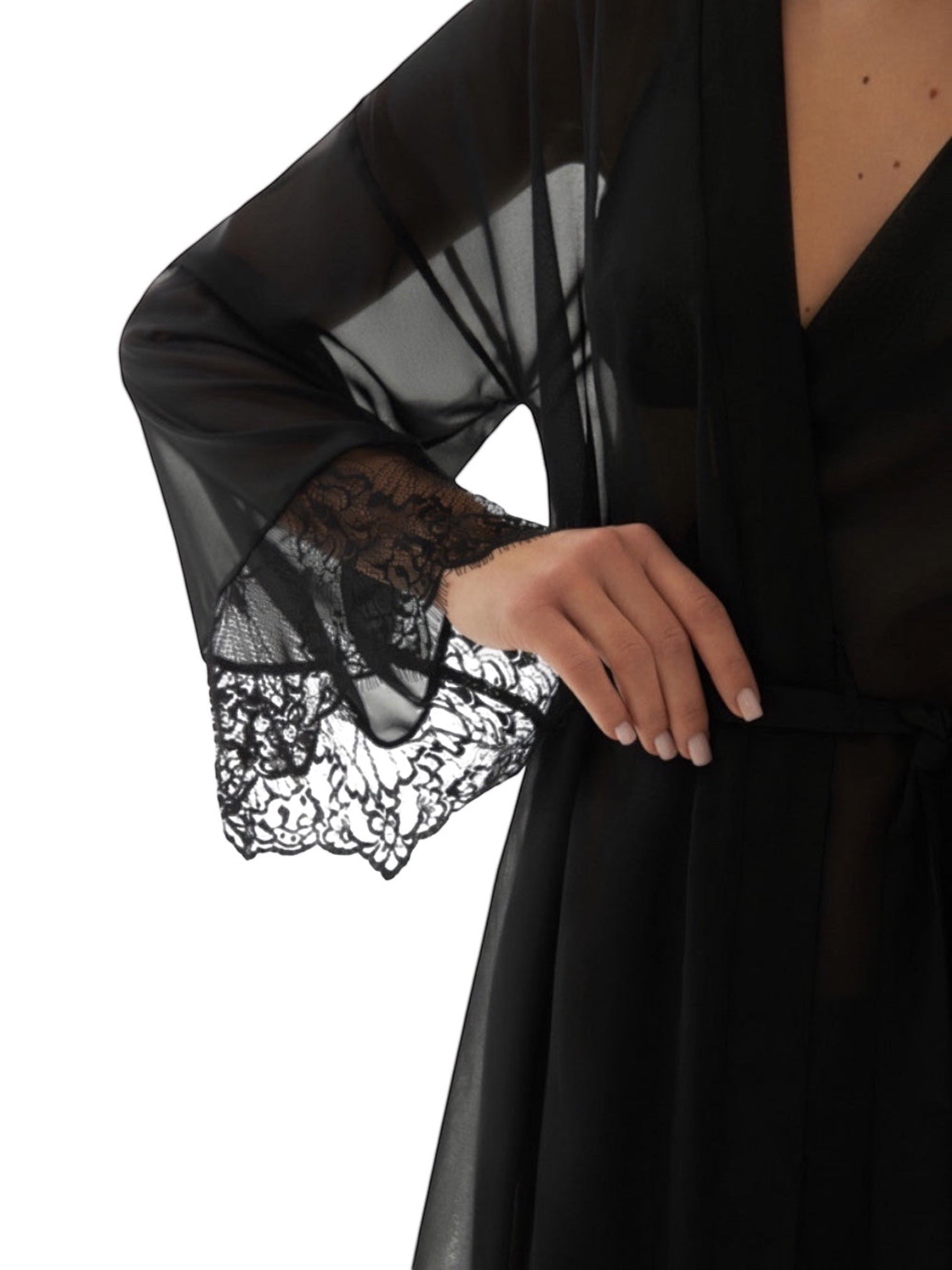 Boudoir Robe Juliana - Black