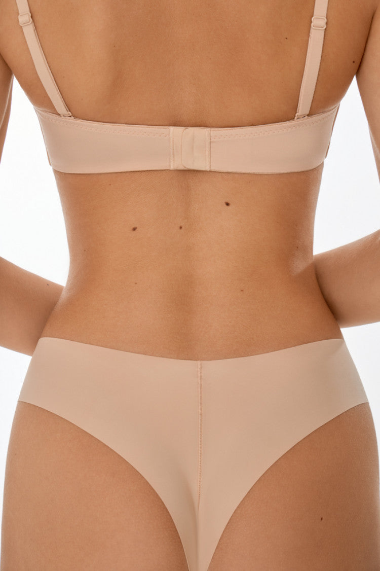 Push-Up Balconette Bra JADE — Beige