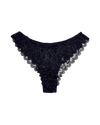 Mid-Rise Lace Brazilian Panties – Blue