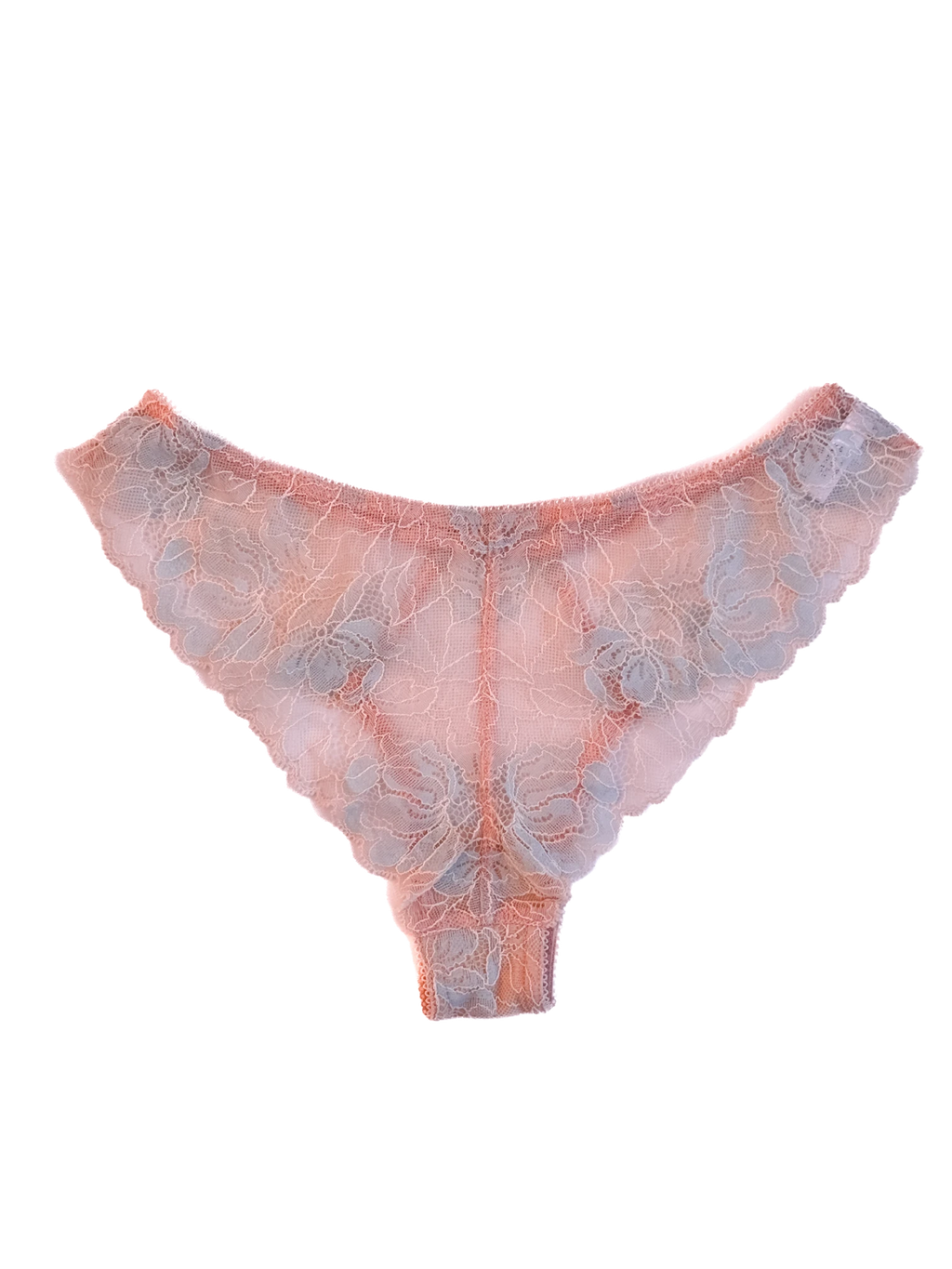 Mid-Rise Lace Brazilian Panties – Pink