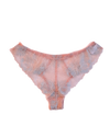 Mid-Rise Lace Brazilian Panties – Pink