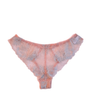 Mid-Rise Lace Brazilian Panties – Pink