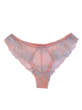 Mid-Rise Lace Brazilian Panties – Pink