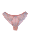 Mid-Rise Lace Brazilian Panties – Pink