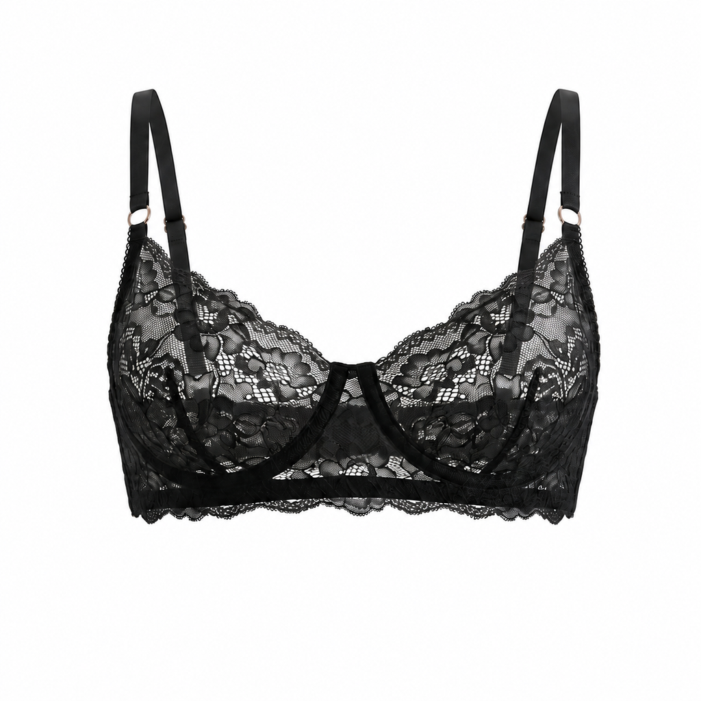 Lace Bra Amelia – Black