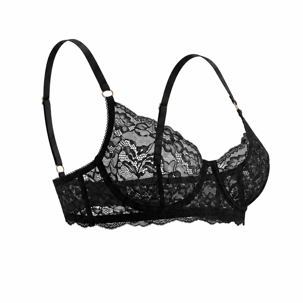 Lace Bra Amelia – Black