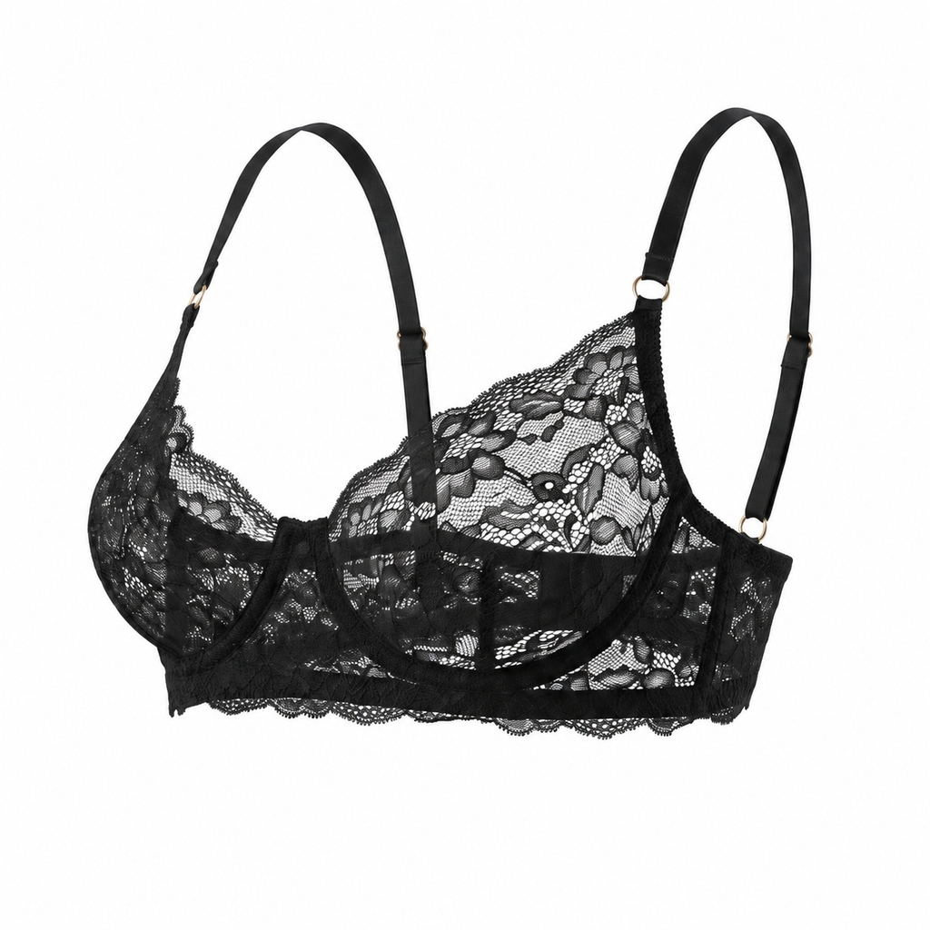 Lace Bra Amelia – Black