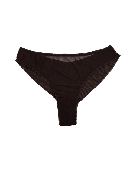 Lace Thong with Adjustable Straps – Red