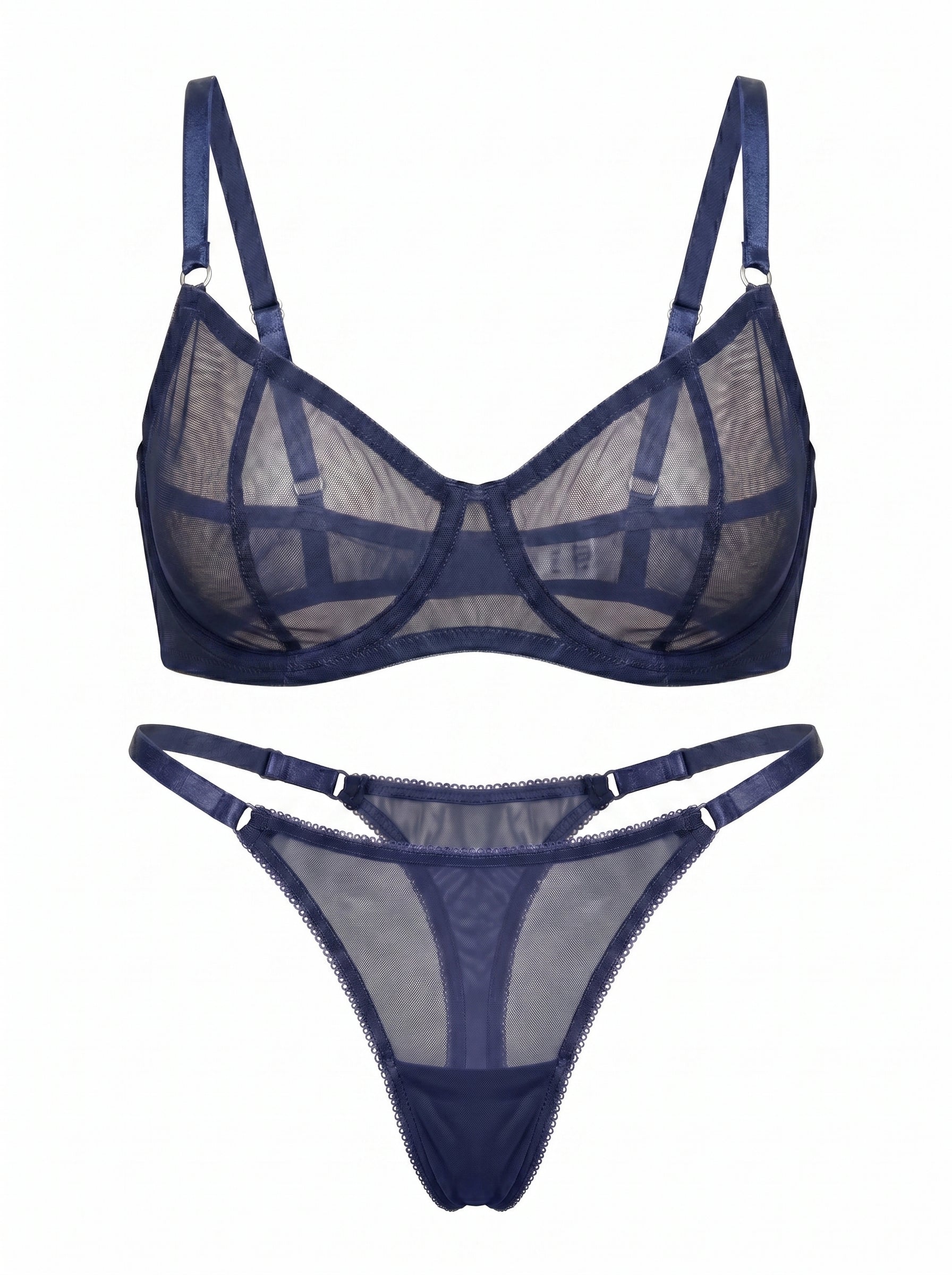 Mesh Bra Aurora - Navy