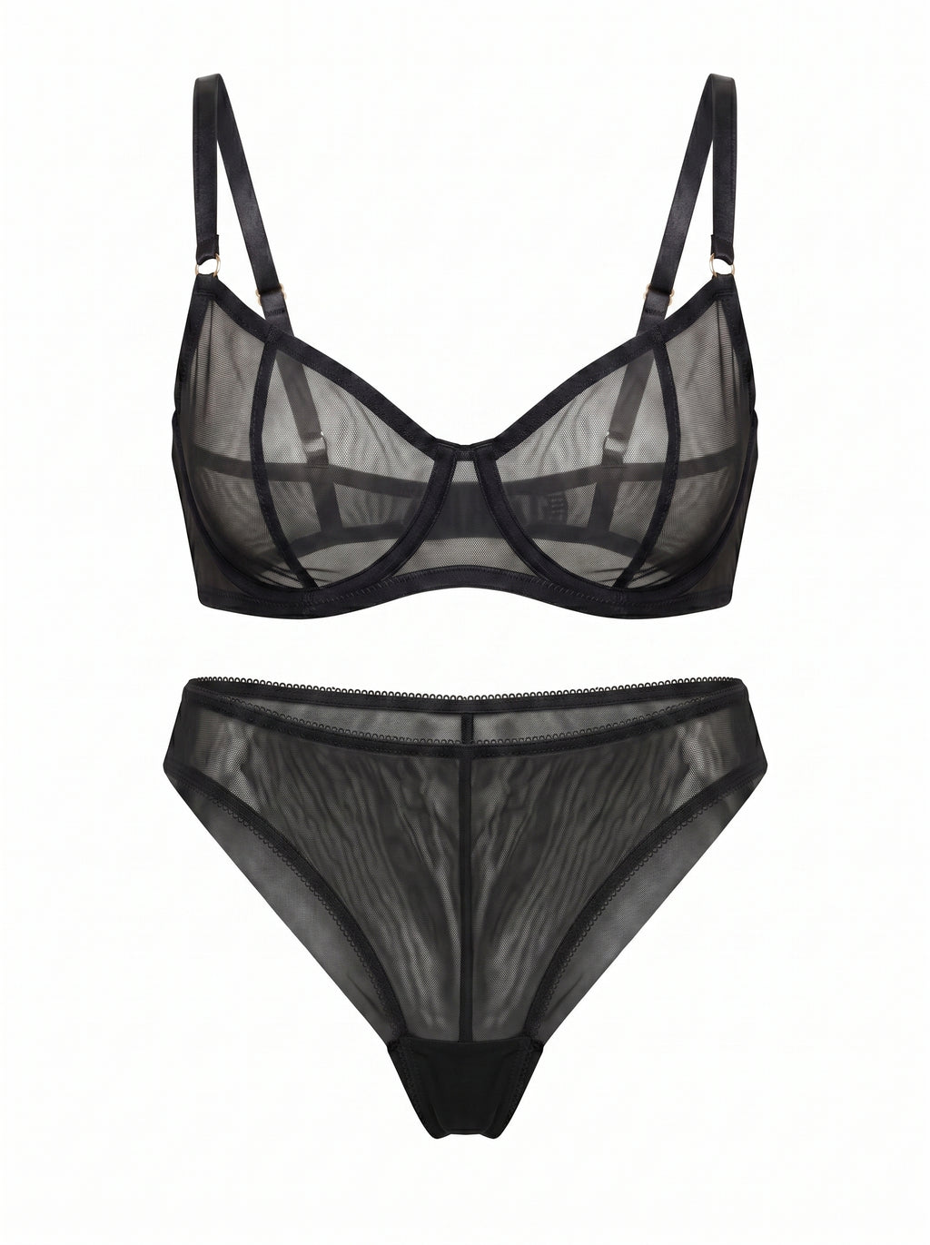 Mesh Bra Aurora - Black