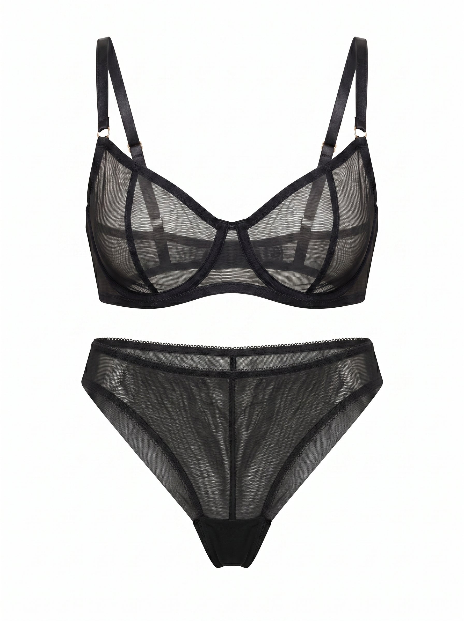 Mesh Bra Aurora - Black