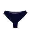 High-Waist Mesh Brazilian Panties – Navy