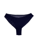 High-Waist Mesh Brazilian Panties – Navy