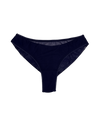High-Waist Mesh Brazilian Panties – Navy