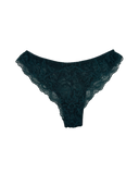 Mid-Rise Lace Brazilian Panties – Emerald