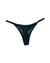 Lace Thong with Adjustable Straps – Emerald