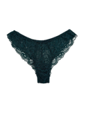 Mid-Rise Lace Brazilian Panties – Emerald