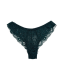 Mid-Rise Lace Brazilian Panties – Emerald