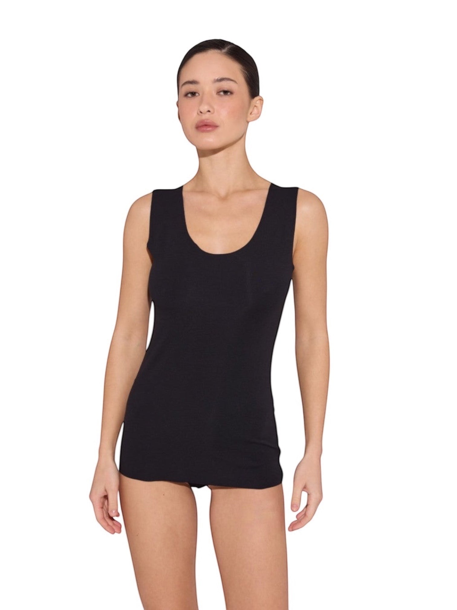 Renata Women's Tank Top Black Laser cut